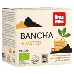 Thé vert japonais grillé BIO - Roasted Bancha - 10x1,5g - Lima