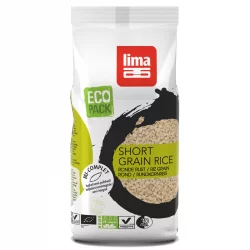 Riz grain rond mi-complet BIO - 1kg - Lima