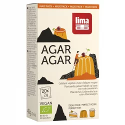 BIO-Agar-Agar Pulver - 20x2g - Lima