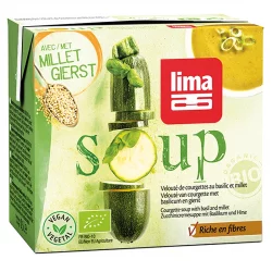 Velouté de courgettes au basilic & millet BIO - Soup - 500ml - Lima