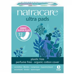 Serviettes hygiéniques BIO super plus pour règles fortes - 12 pièces - Natracare