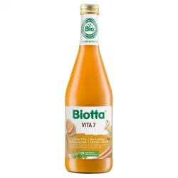 7 BIO-Früchte-Gemüse-Direktsäfte mit Molke - 500ml - Biotta