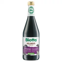 Jus de sureau avec extrait d'infusion & jus d'agave BIO - 500ml - Biotta