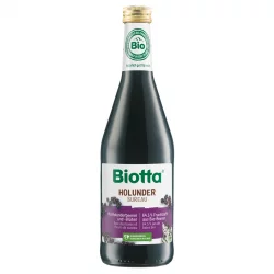 BIO-Holunder-Direktsaft mit Teeauszug & Agavendicksaft - 500ml - Biotta