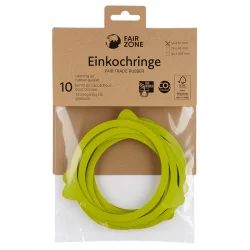 Einkochringe 54x67mm aus Naturkautschuk - Grösse S - 10 Stück - Fair Zone