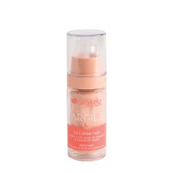 Natürliche Gesichts-Nachtcreme rosa Tonerde & Sesam - 30ml - Argiletz