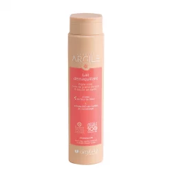 Lait démaquillant naturel argile rose, ricin & beurre de karité - 250ml - Argiletz