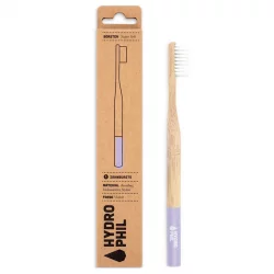 Brosse à dents en bambou Violet Extra-Soft Nylon - Hydrophil