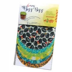 Runde Verpackungen mit Wachs Patchwork Grössen XS - 6 Stück - ah table !
