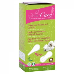 Flexible 2 in 1 BIO-Slipeinlagen - 30 Stück - Silvercare