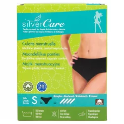 Culotte menstruelle ultra-absorbante Taille S 34-36 pour règles légères à fortes - 1 pièce - Silvercare 