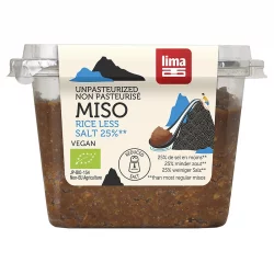 BIO-Reis Miso mit 25% weniger Salz nicht pasteurisiert - 300g - Lima