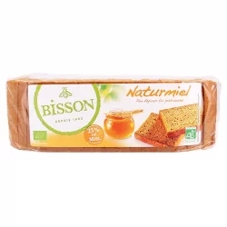 Vorgeschnittener BIO-Honigkuchen mit 25% Honig "Naturmiel" - 300g - Bisson