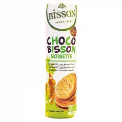 Biscuits fourrés ronds noisette & vanille Bourbon BIO - 300g - Bisson