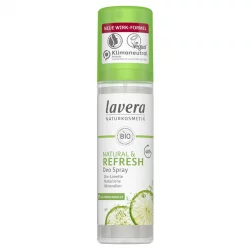 Déodorant spray 48h Refresh BIO citron vert - 75ml - Lavera