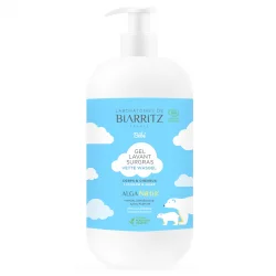 Baby Rückfettendes BIO-Waschgel Körper & Haare ohne Duftstoffe - 500ml - Laboratoires de Biarritz Alga Natis