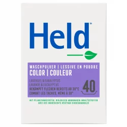 Ökologisches Buntwaschmittel COLORA Lavendel - 40 Waschgänge - 3kg - Held