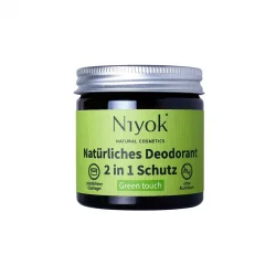 Déodorant crème 2 en 1 naturel Green touch - 40ml - Niyok