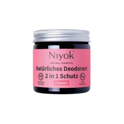 Déodorant crème 2 en 1 naturel Flowers - 40ml - Niyok