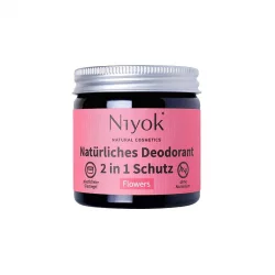 Natürliche 2 in 1 Deocreme Flowers - 40ml - Niyok