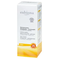 Crème solaire BIO ﻿IP 30 grenade & beurre de karité - 50ml - Eubiona