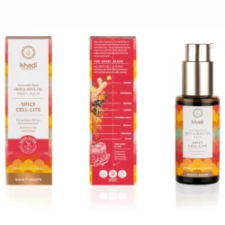 Huile corporelle ayurvédique Spicy Cell-lite naturelle pippali & girofle - 50ml - Khadi