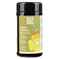 BIO-Nachtkerzenöl - 60 Kapseln à 595mg - NaturKraftWerke