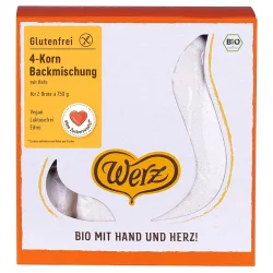 Vollkorn BIO-4-Korn Backmischung mit Hefe - 1kg - Werz