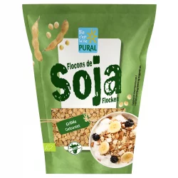 Geröstete BIO-Soja Flocken - 400g - Pural