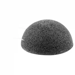 Éponge Konjac naturelle charbon de bambou - 1 pièce - Rosenrot