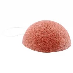 Éponge Konjac naturelle argile rose - 1 pièce - Rosenrot