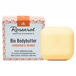 Beurre corporel solide BIO argousier & orange - 70g - Rosenrot