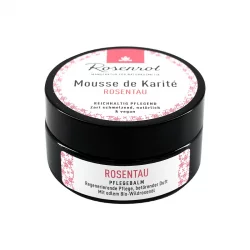 Natürliche Mousse de Karité Rosentau - 100ml - Rosenrot