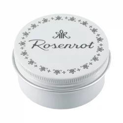 Dose weiss mit geschlossenem Deckel aus Aluminium - 1 Stück - Rosenrot