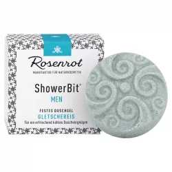 Gel douche solide homme naturel beurre de karité & jojoba - Glacier - 60g - Rosenrot
