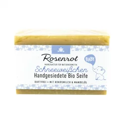 Savon bébé BIO lait de coco & huile d'amande - Blanc comme neige - 90g - Rosenrot