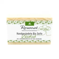 BIO-Seife Baobab - 110g - Rosenrot