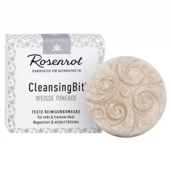 Masque nettoyant solide BIO argile blanche & thé blanc - 65g - Rosenrot