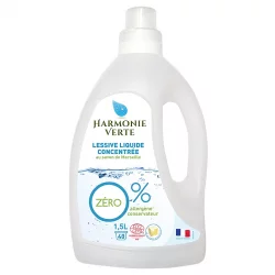 Lessive liquide concentrée savon de Marseille écologique - 40 lavages - 1,5l - Harmonie Verte