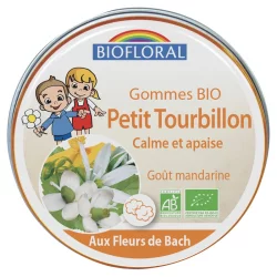 Gommes à macher enfants Petit tourbillon BIO goût mandarine - 45g - Biofloral