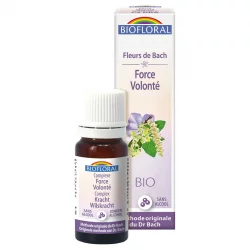 Complexe Fleurs de Bach en granules BIO N°3 Force & Volonté - 10ml - Biofloral