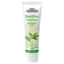 Dentifrice fraîcheur BIO menthe, sauge & thym sans fluor - 100g - Biofloral