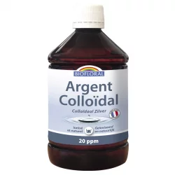 Argent colloïdal 20 PPM naturel - 500ml - Biofloral