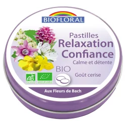 Pastilles Relaxation & Confiance BIO goût cerise - 50g - Biofloral