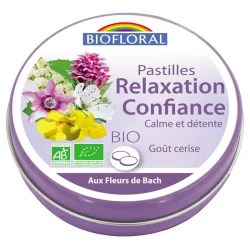 BIO-Pastillen Entspannung & Vertrauen Kirschgeschmack - 50g - Biofloral