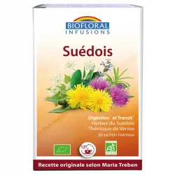 Infusion Suédois BIO - 20 sachets - Biofloral