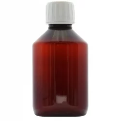 Braune Plastikflasche 200ml mit Schraubverschluss - Aromadis