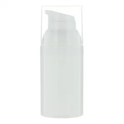 Flacon airless en plastique blanc 30ml - Aromadis