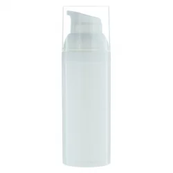 Weisse airless Plastikflasche 50ml - Aromadis