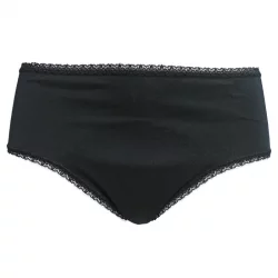 Shorty menstruel noir Taille 32 flux léger - Anaé